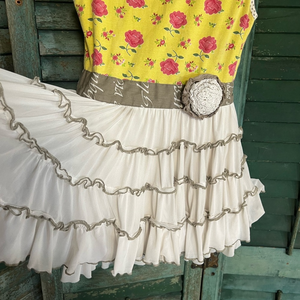 Mustard pie dress size 7 - Picture 5 of 6